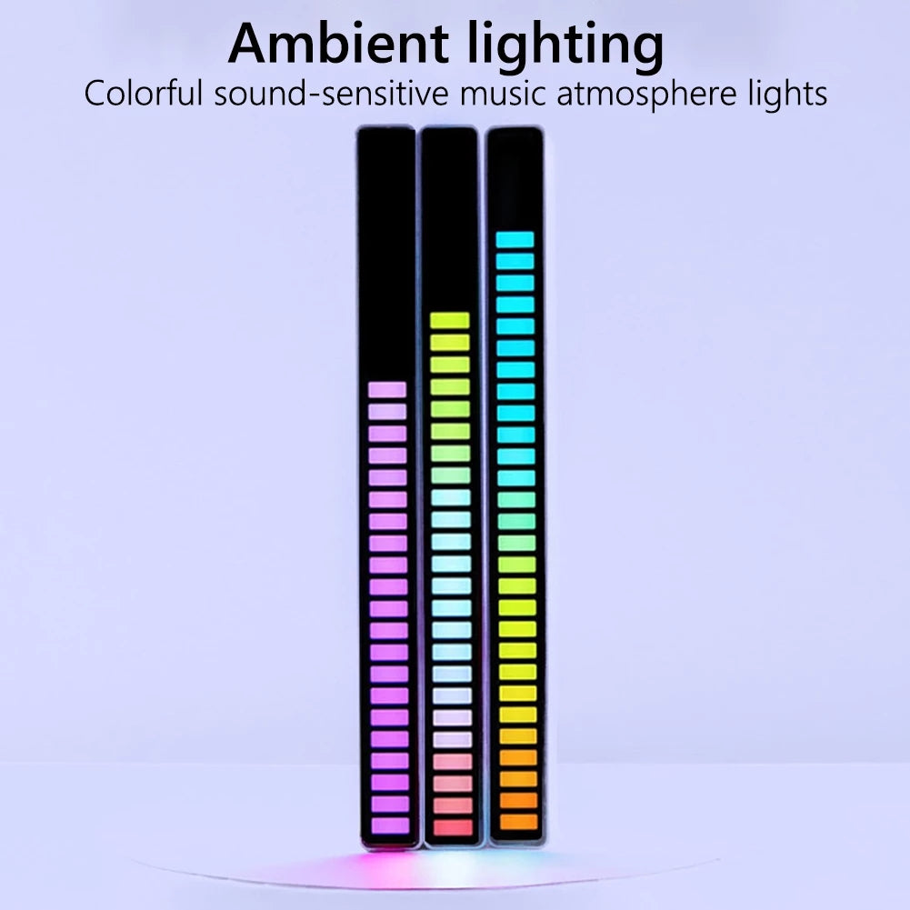 Barra de luces LED ritmo de sonido ambiental