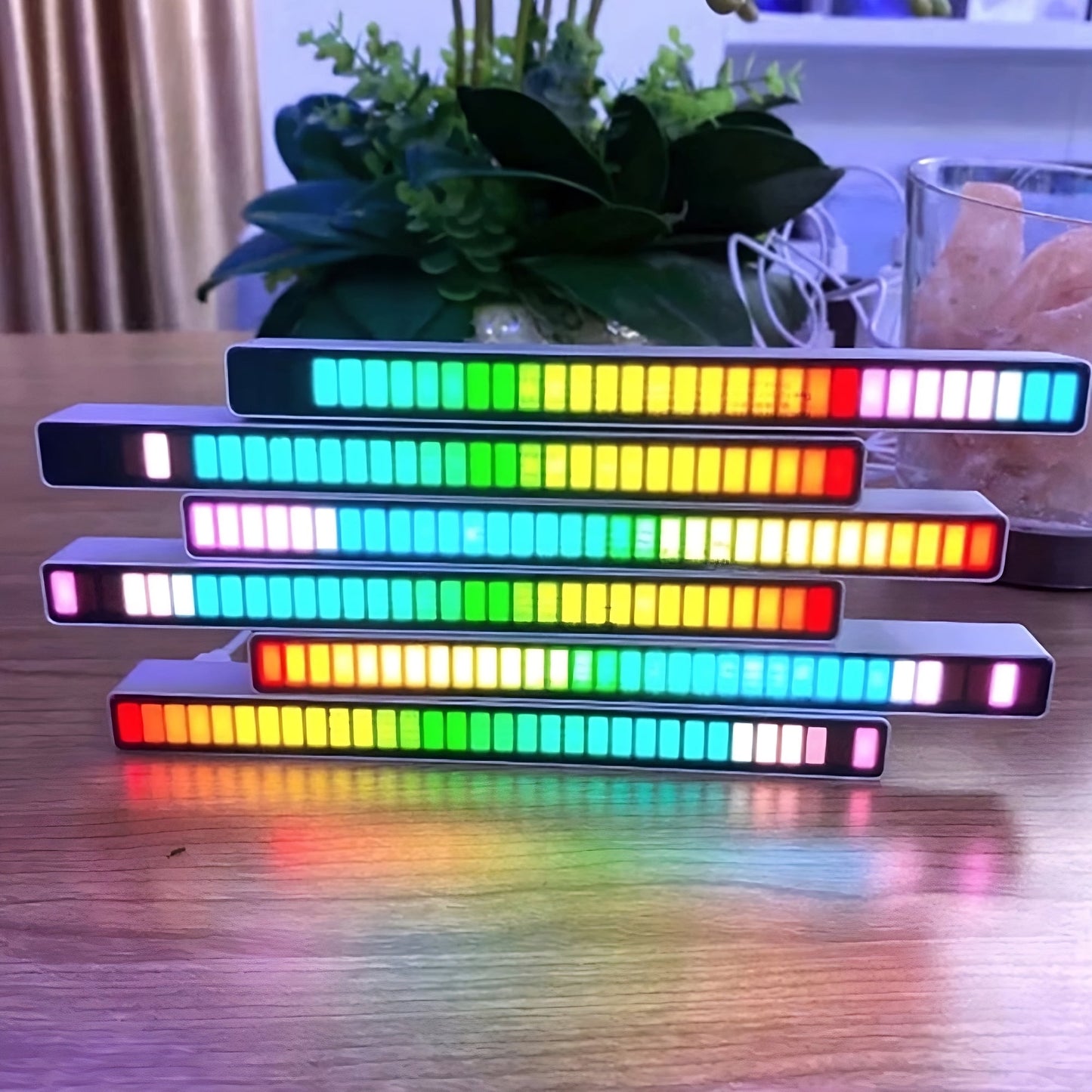 Barra de luces LED ritmo de sonido ambiental